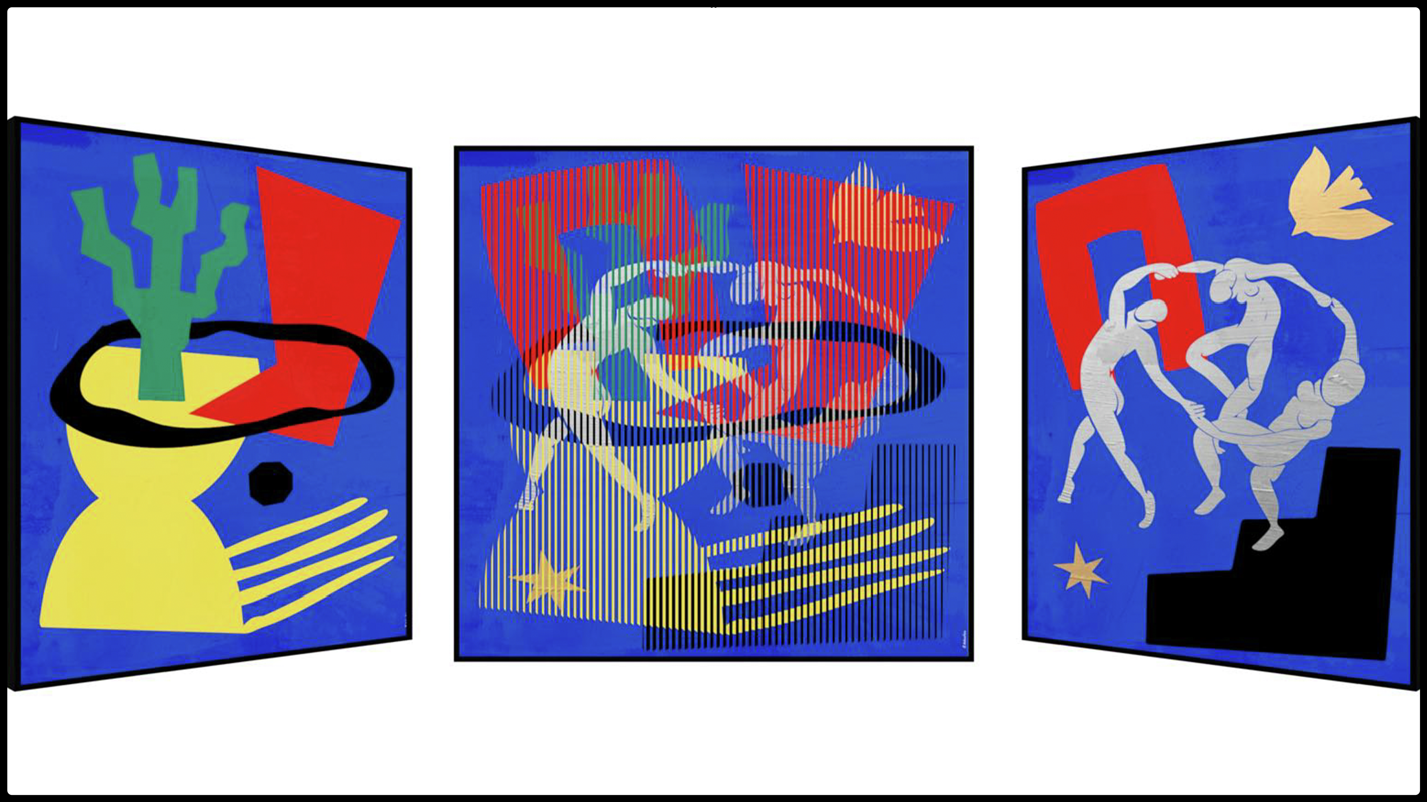 Œuvre de Patrick Rubinstein, artiste exposé à la Galerie Maner, Pont-Aven