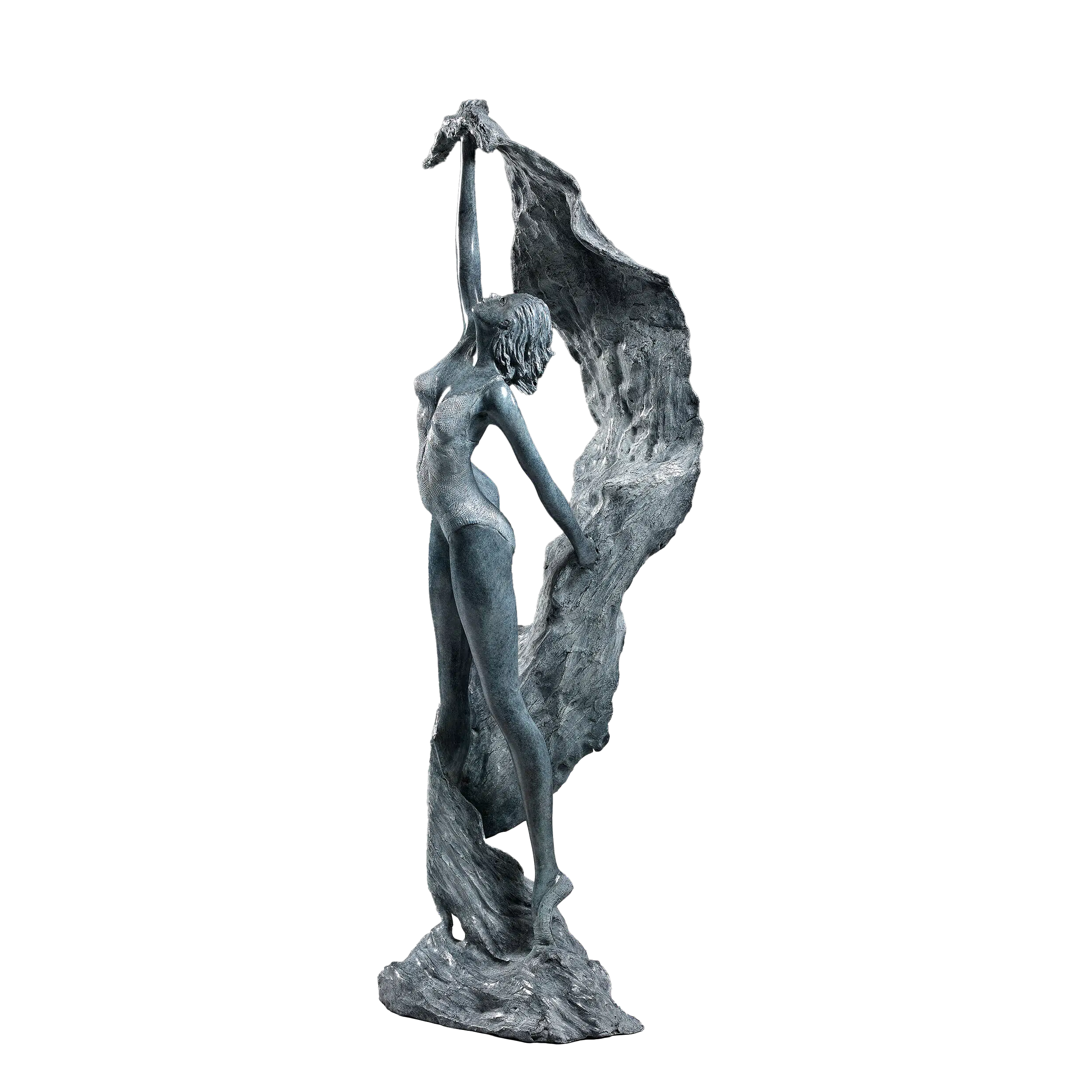Adèle, sculpture en bronze de Nathalie Seguin (79 cm)