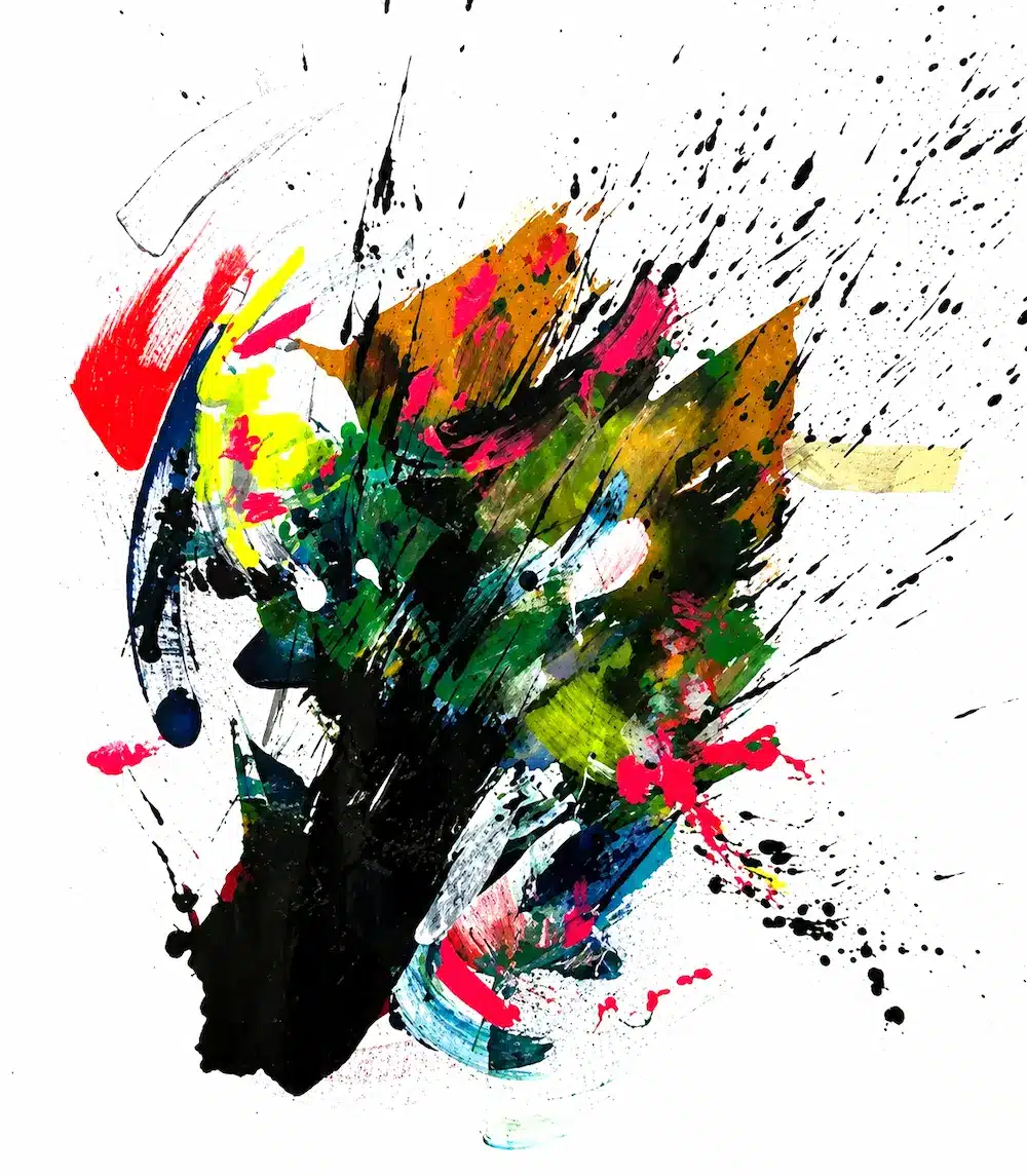 Awakened Channel, technique mixte sur toile de Stephanie Mackenzie — Galerie Maner, Pont-Aven