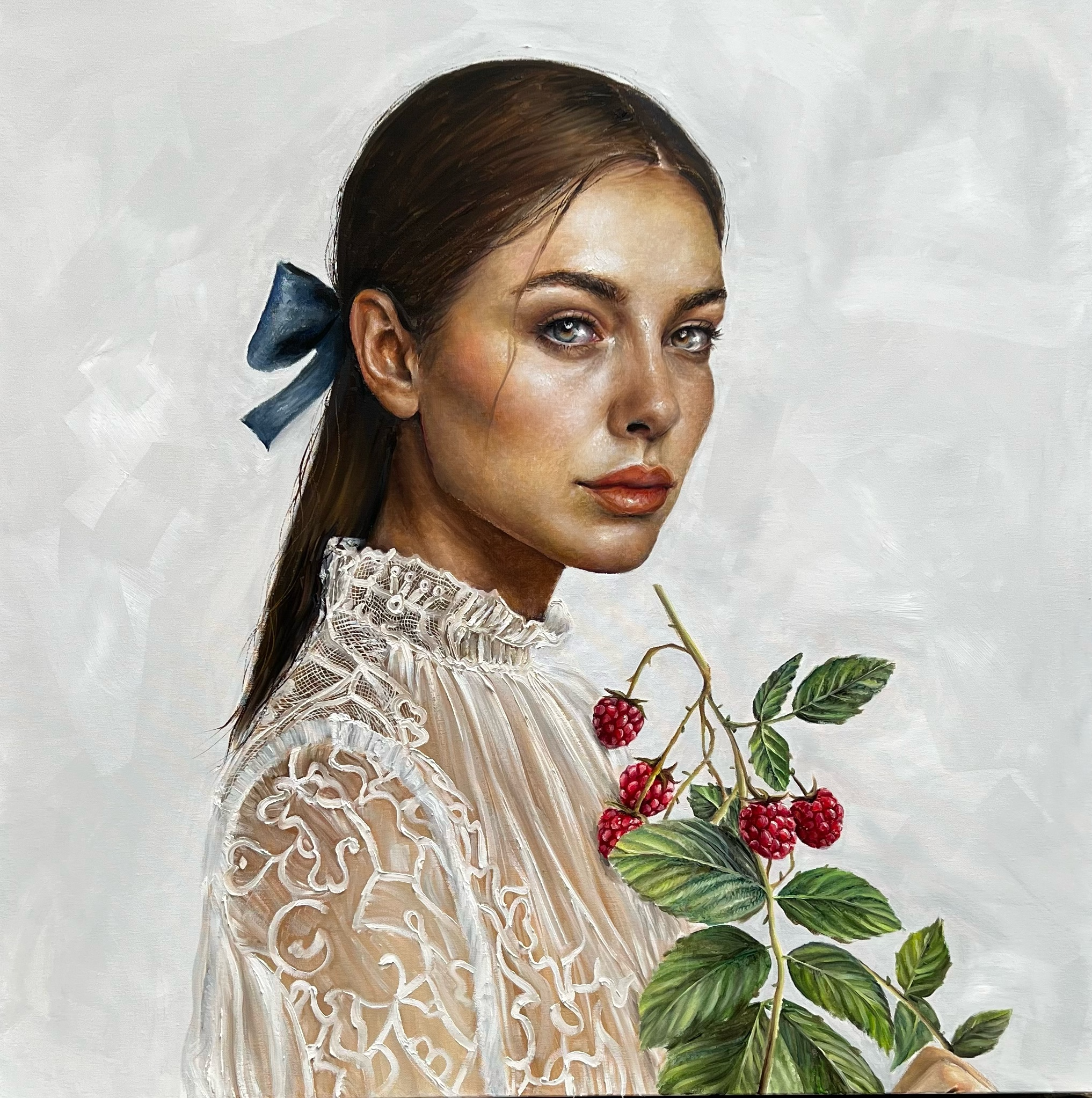 Adeline, huile sur toile d'ANNABELLE — Galerie Maner, Pont-Aven