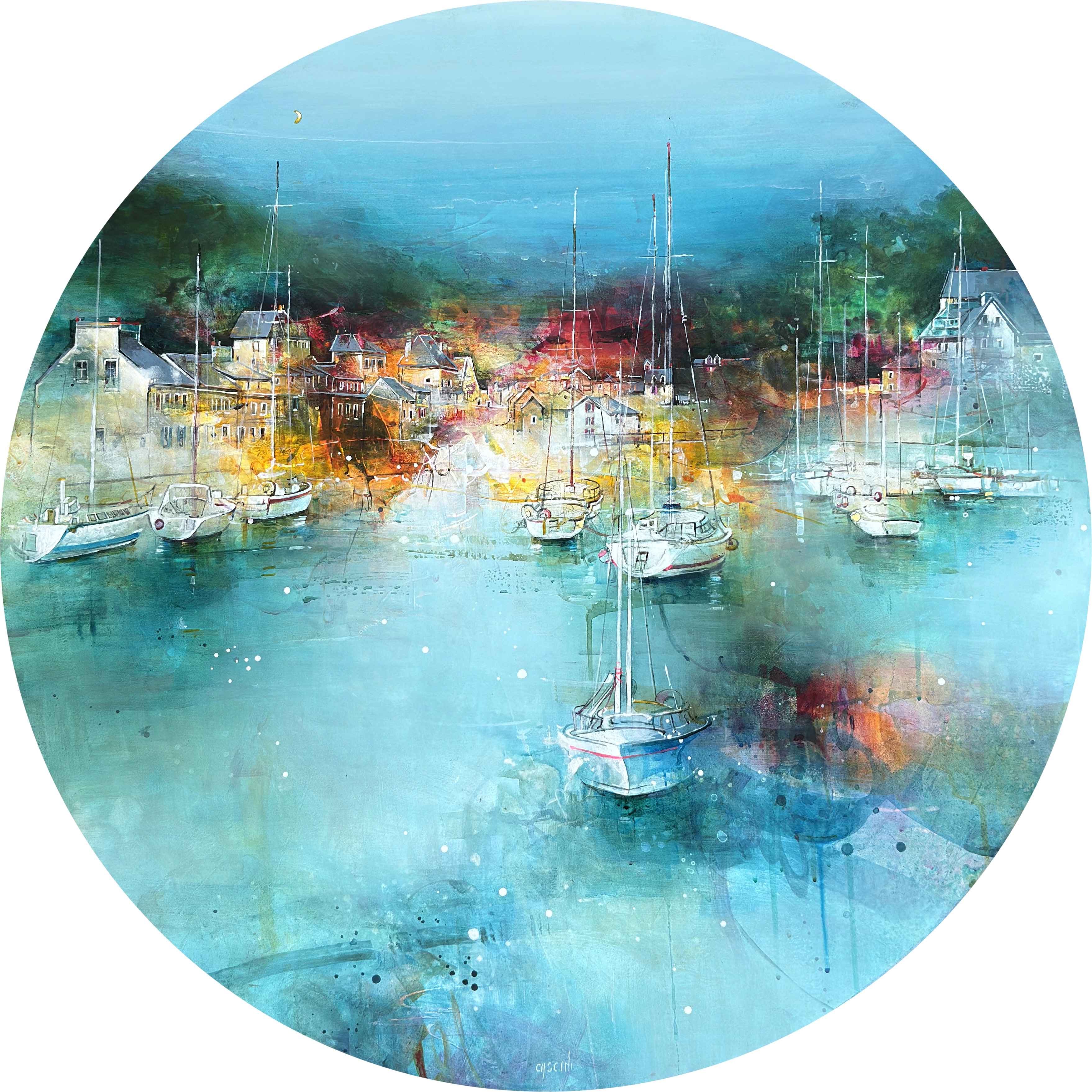 Canito Bretone, huile sur toile de Nadia Cascini — Galerie Maner, Pont-Aven
