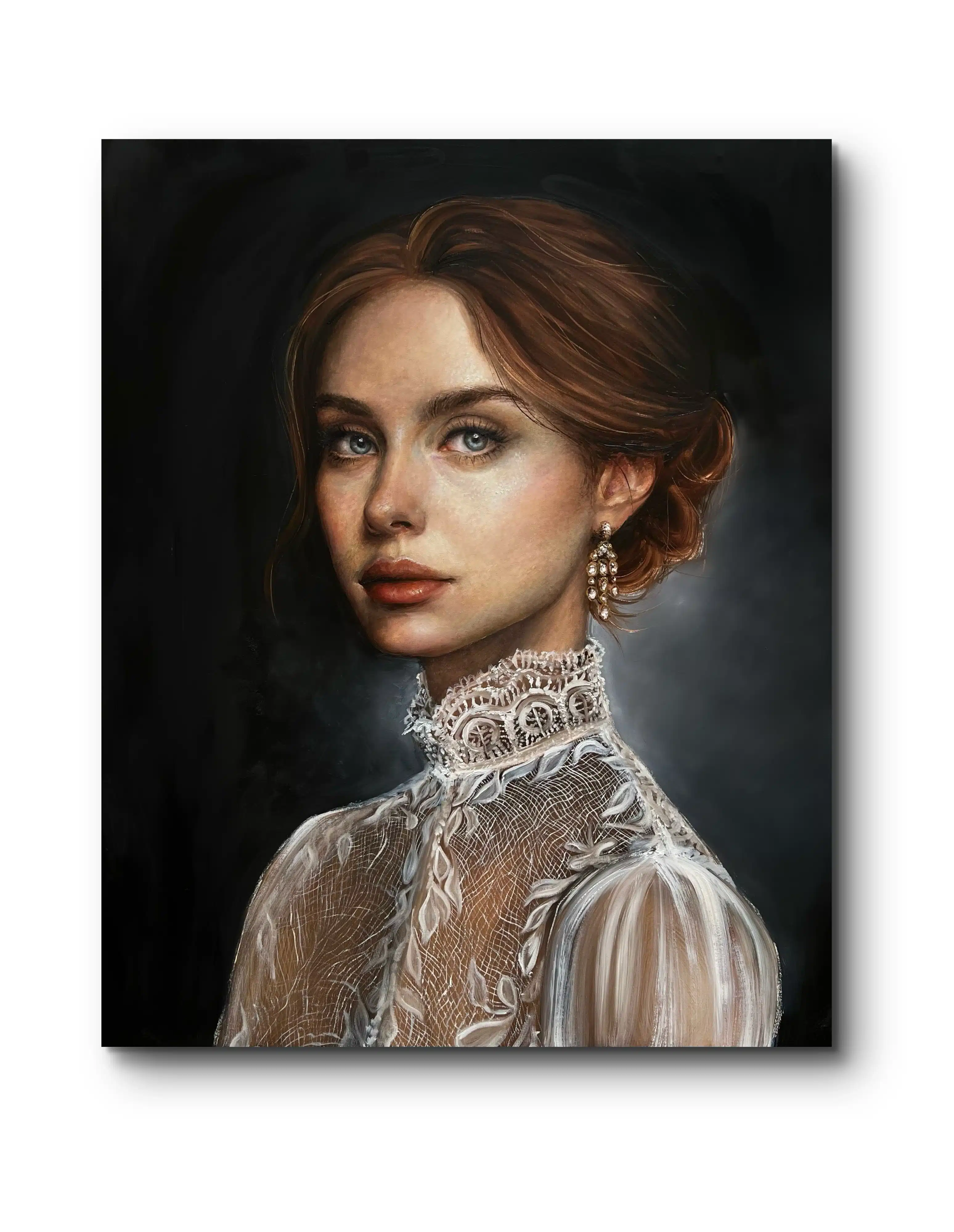 Carolyne, huile sur toile d'ANNABELLE — Galerie Maner, Pont-Aven