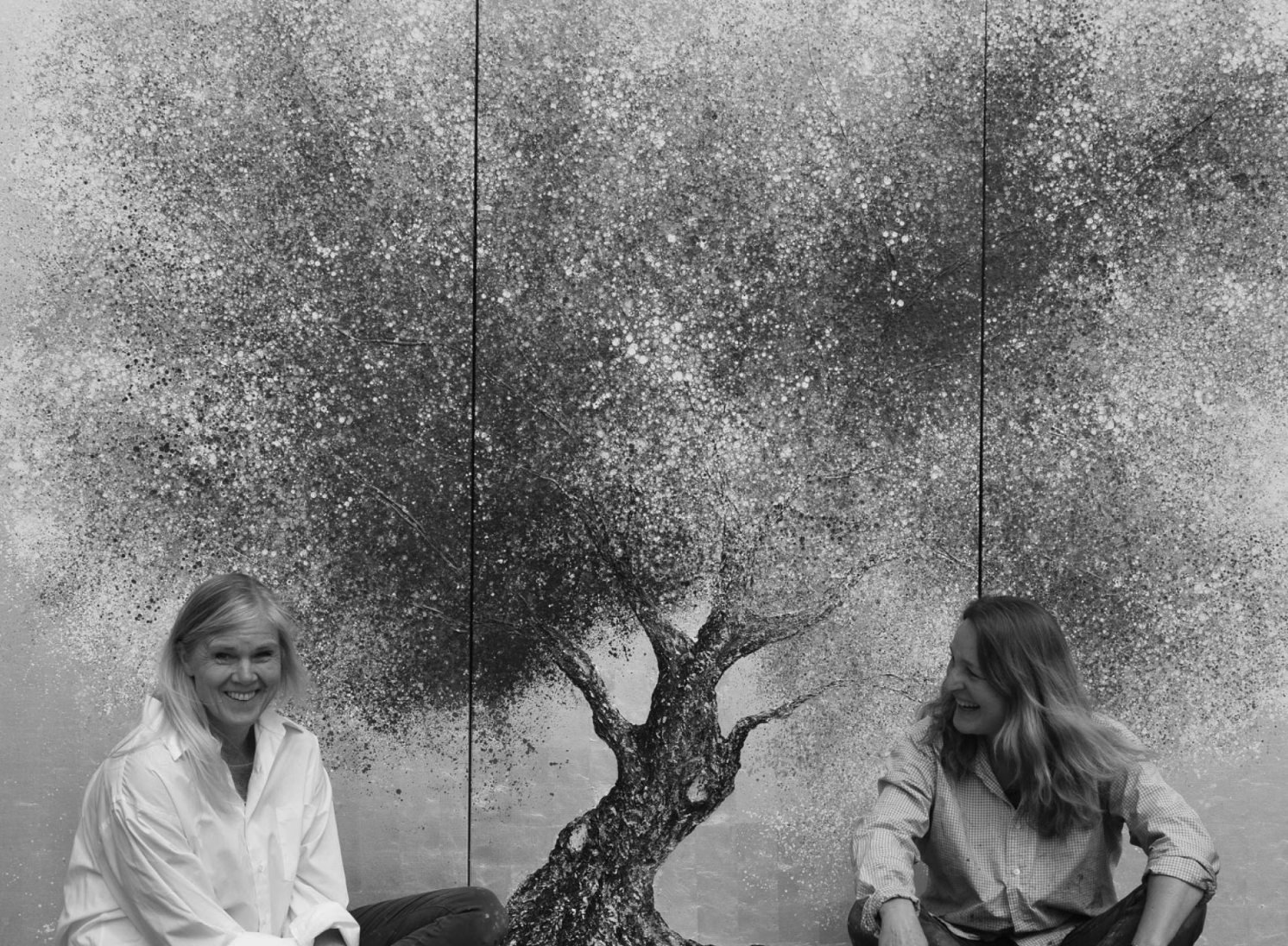 Claire et Siri, duo d'artistes peintres — Galerie Maner, Pont-Aven