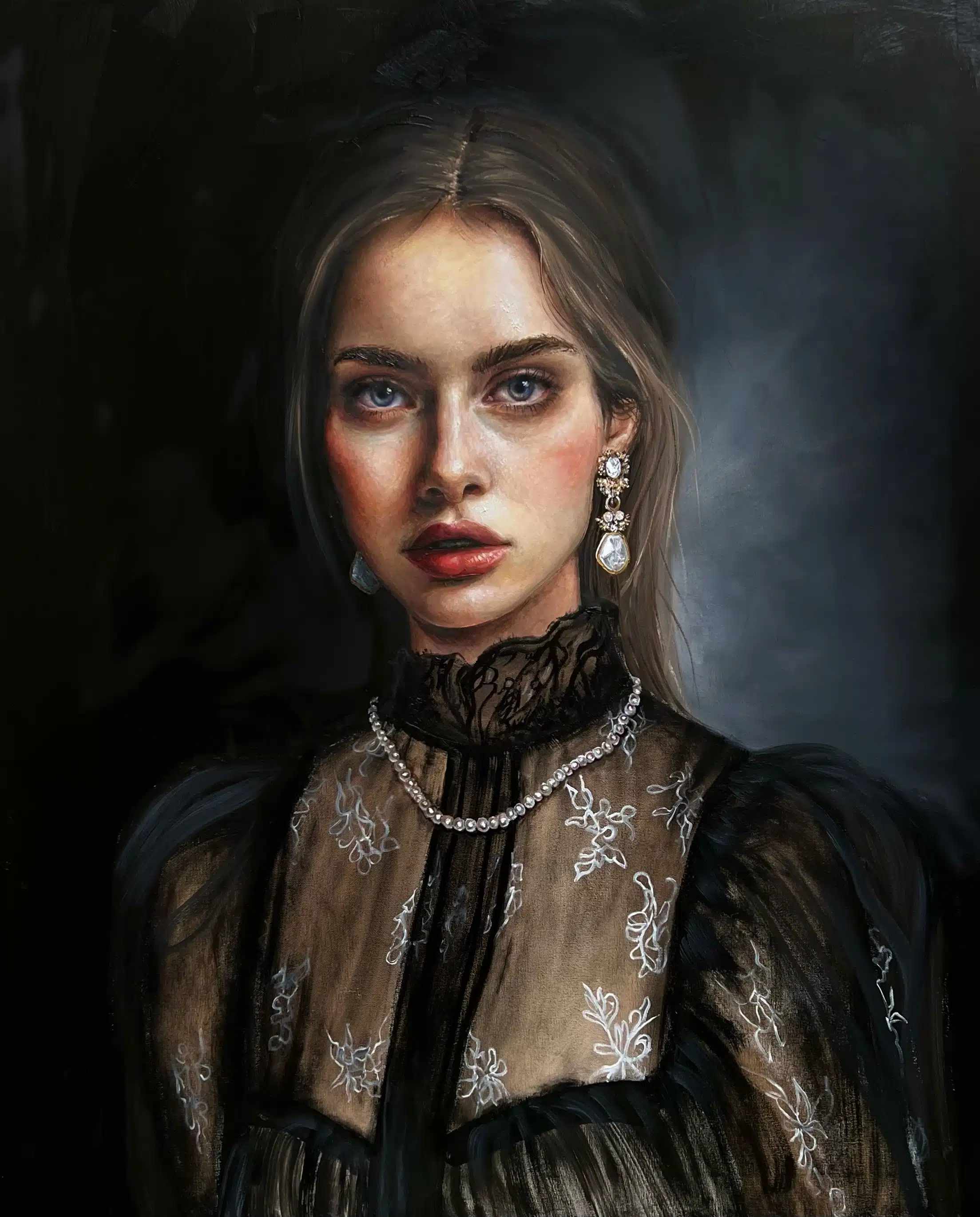 Elie, huile sur toile d'ANNABELLE — Galerie Maner, Pont-Aven