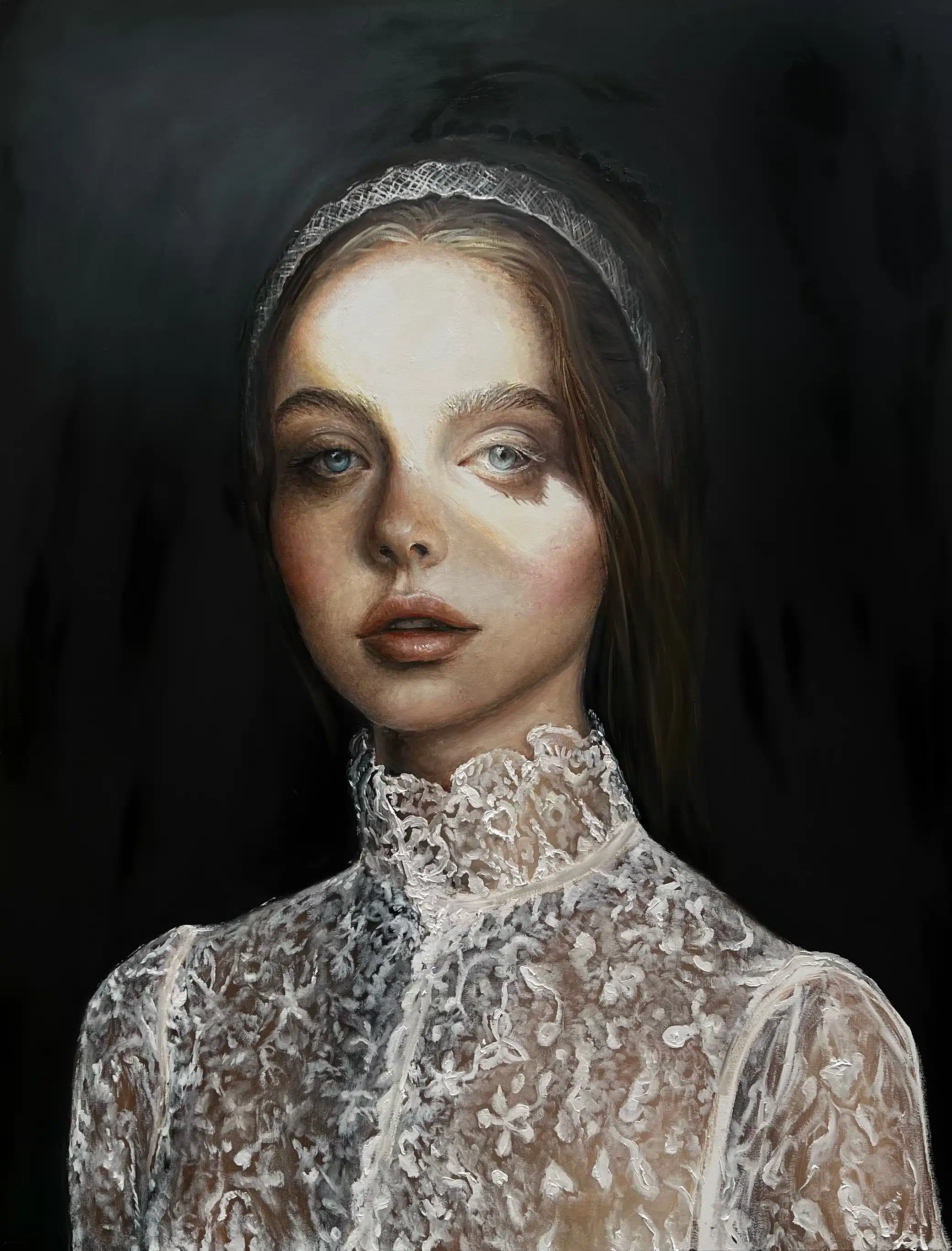 Elisa, huile sur toile d'ANNABELLE — Galerie Maner, Pont-Aven