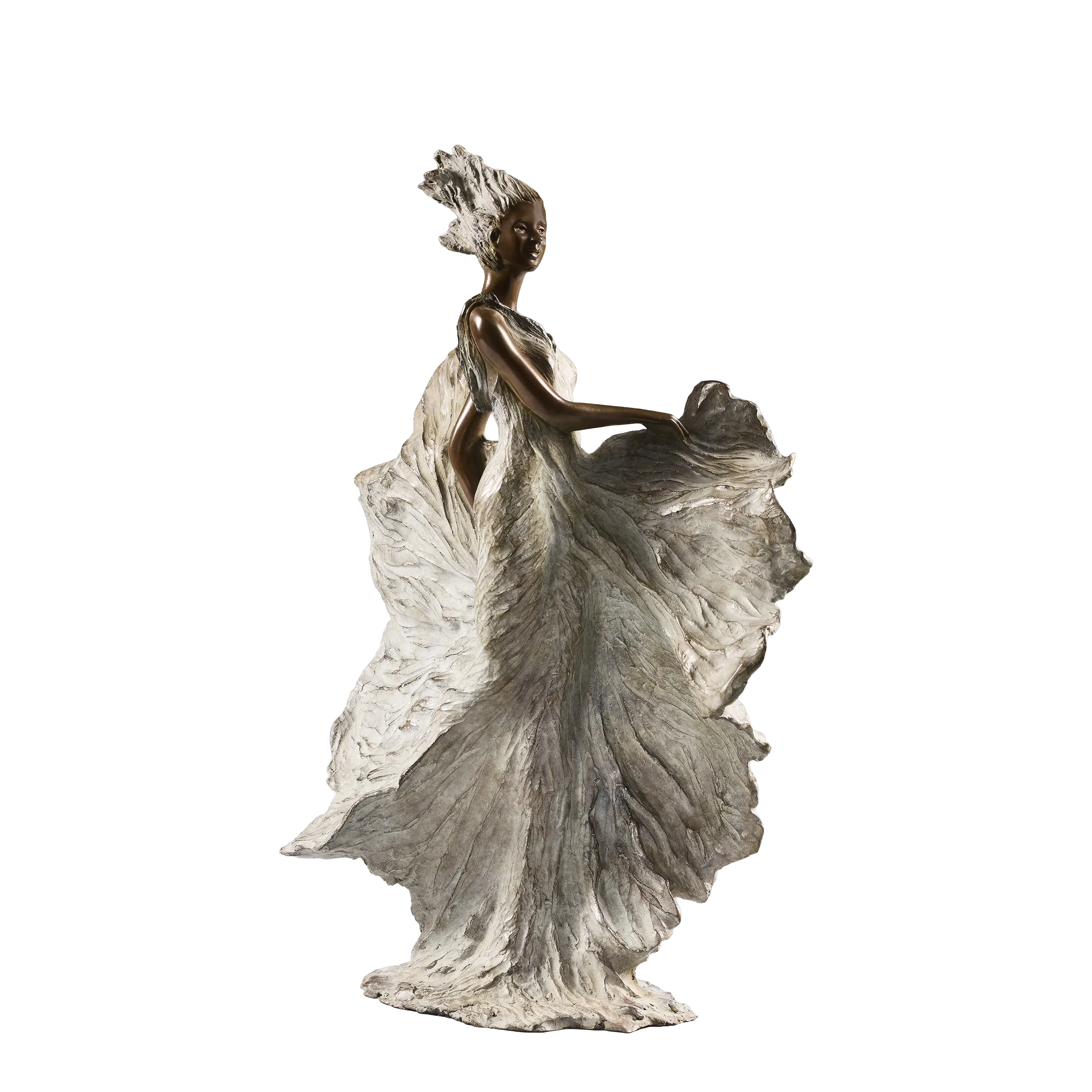 Gaya, sculpture en bronze de Nathalie Seguin — Galerie Maner, Pont-Aven