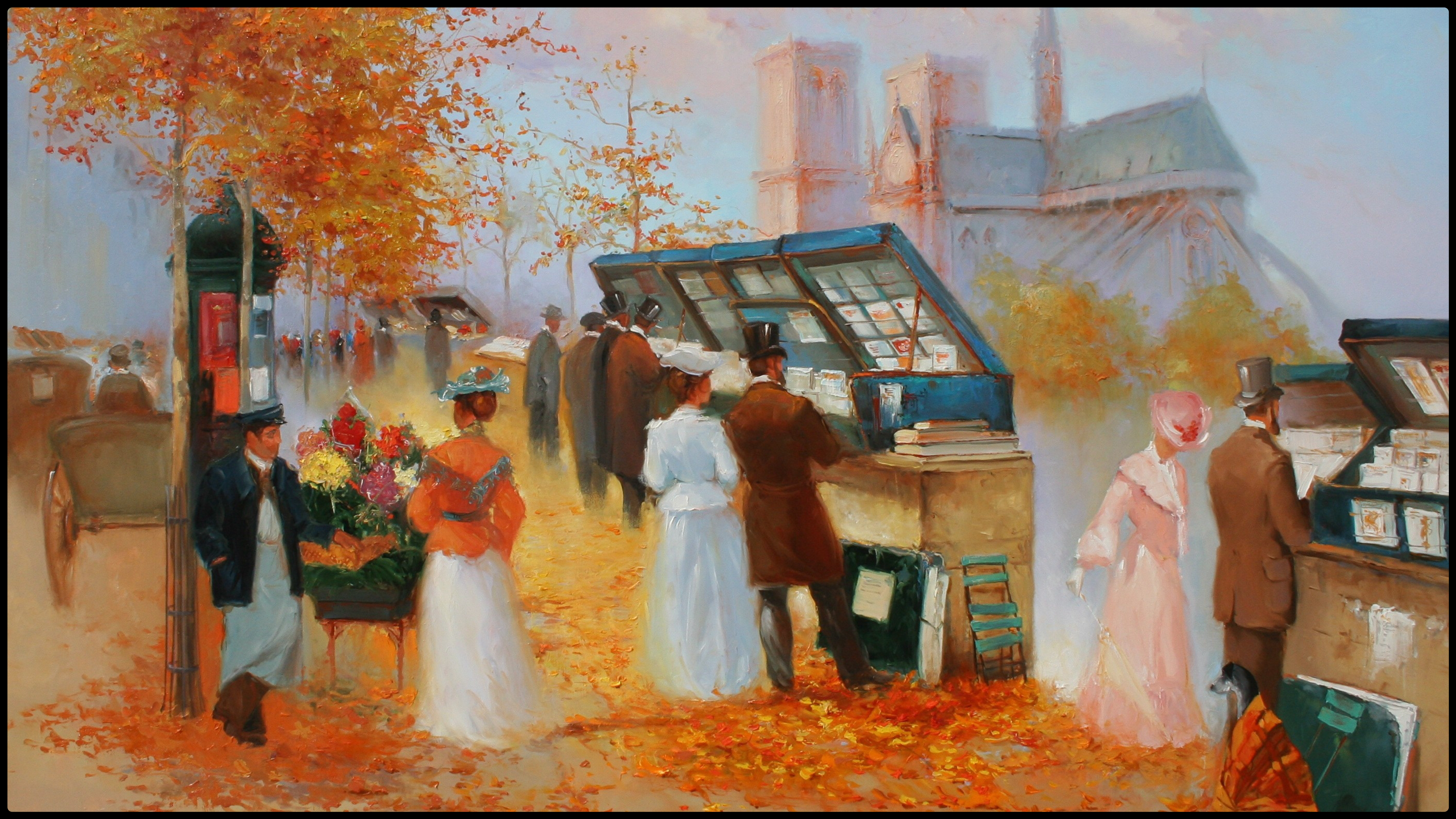 Peinture de Georges Corominas, artiste exposé à la Galerie Maner, Pont-Aven