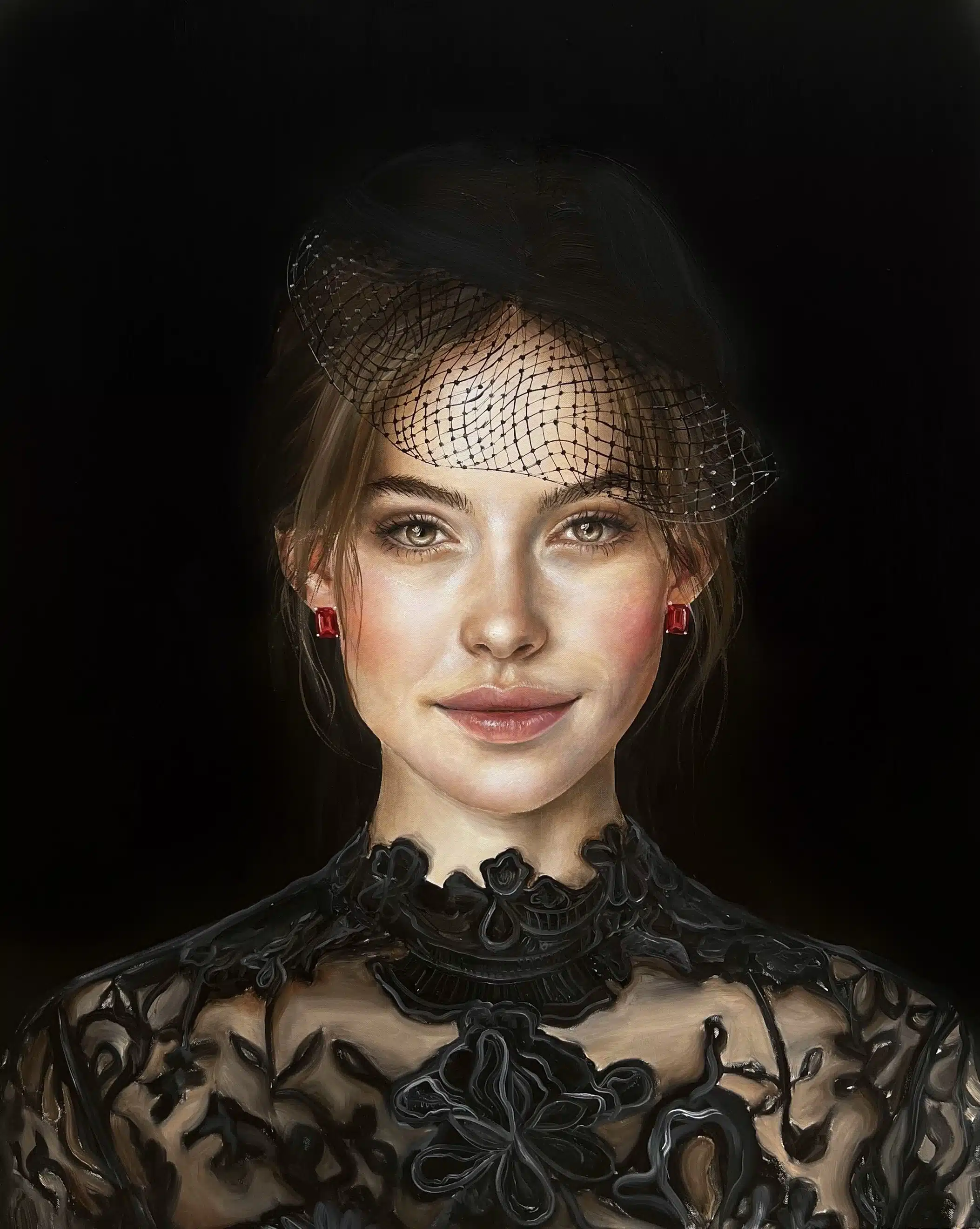 Lili, huile sur toile d'ANNABELLE — Galerie Maner, Pont-Aven
