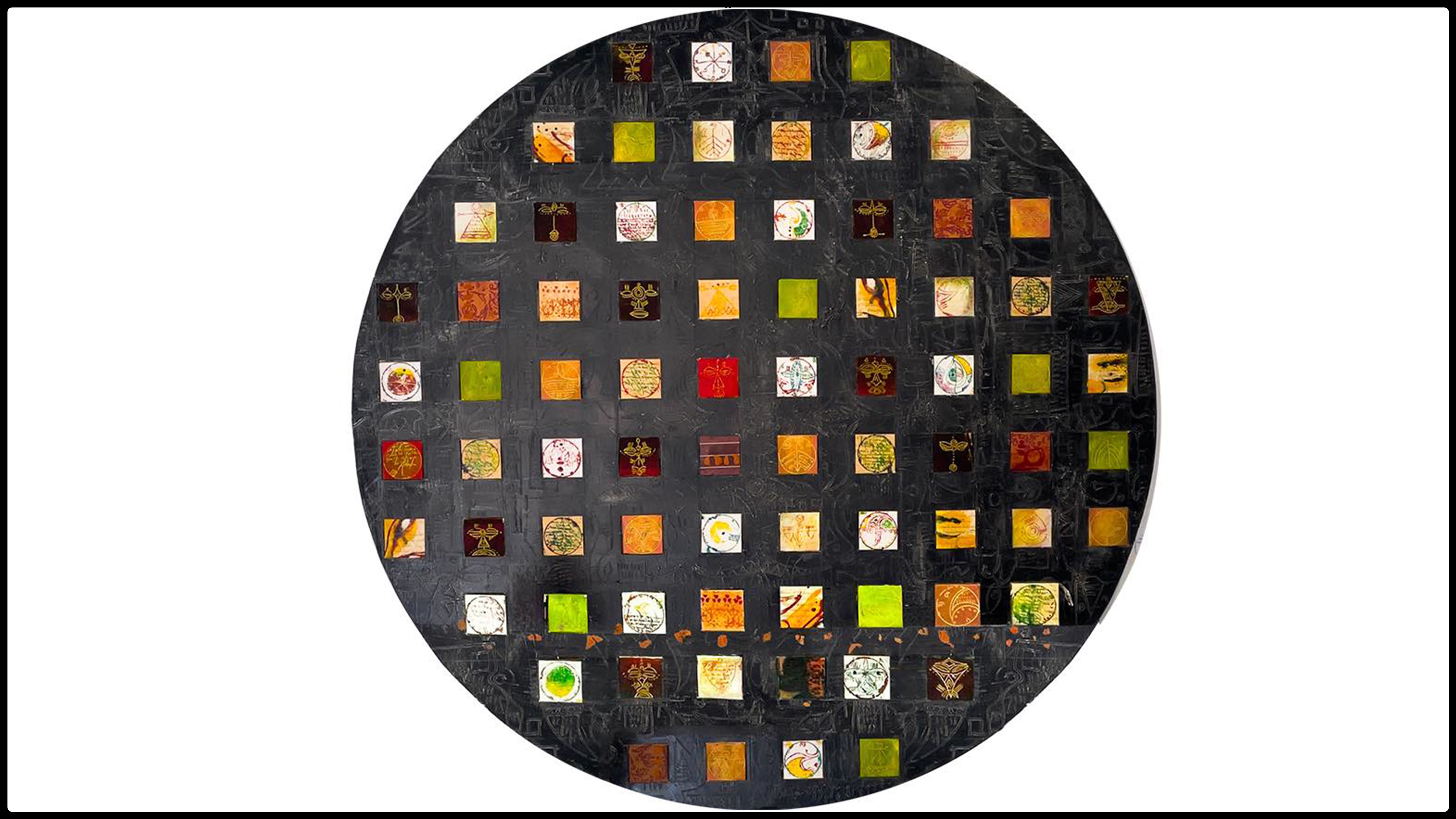 Peinture de Luciano Di Concetto, artiste exposé à la Galerie Maner, Pont-Aven