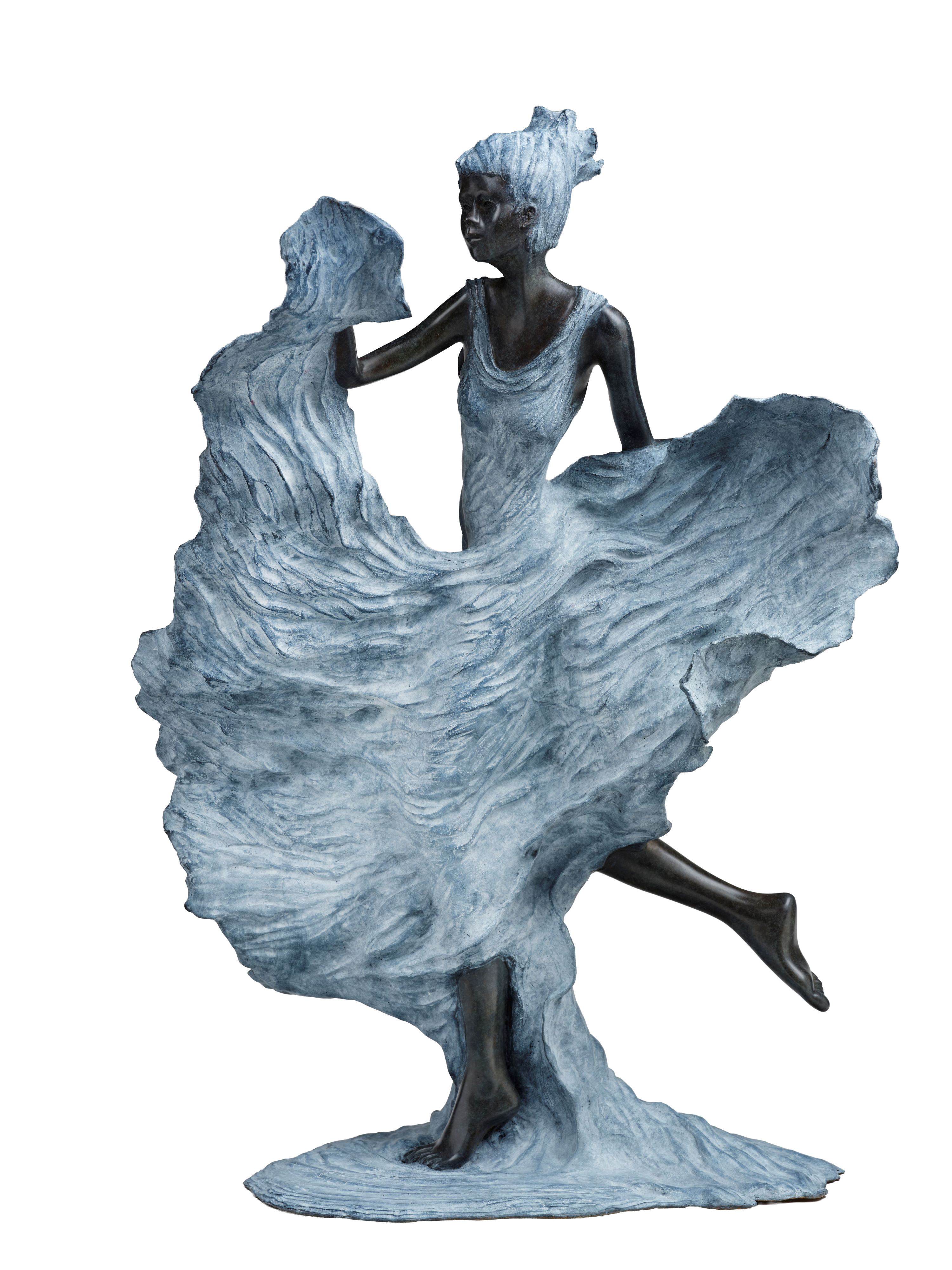 Roxane, sculpture en bronze (82 cm)