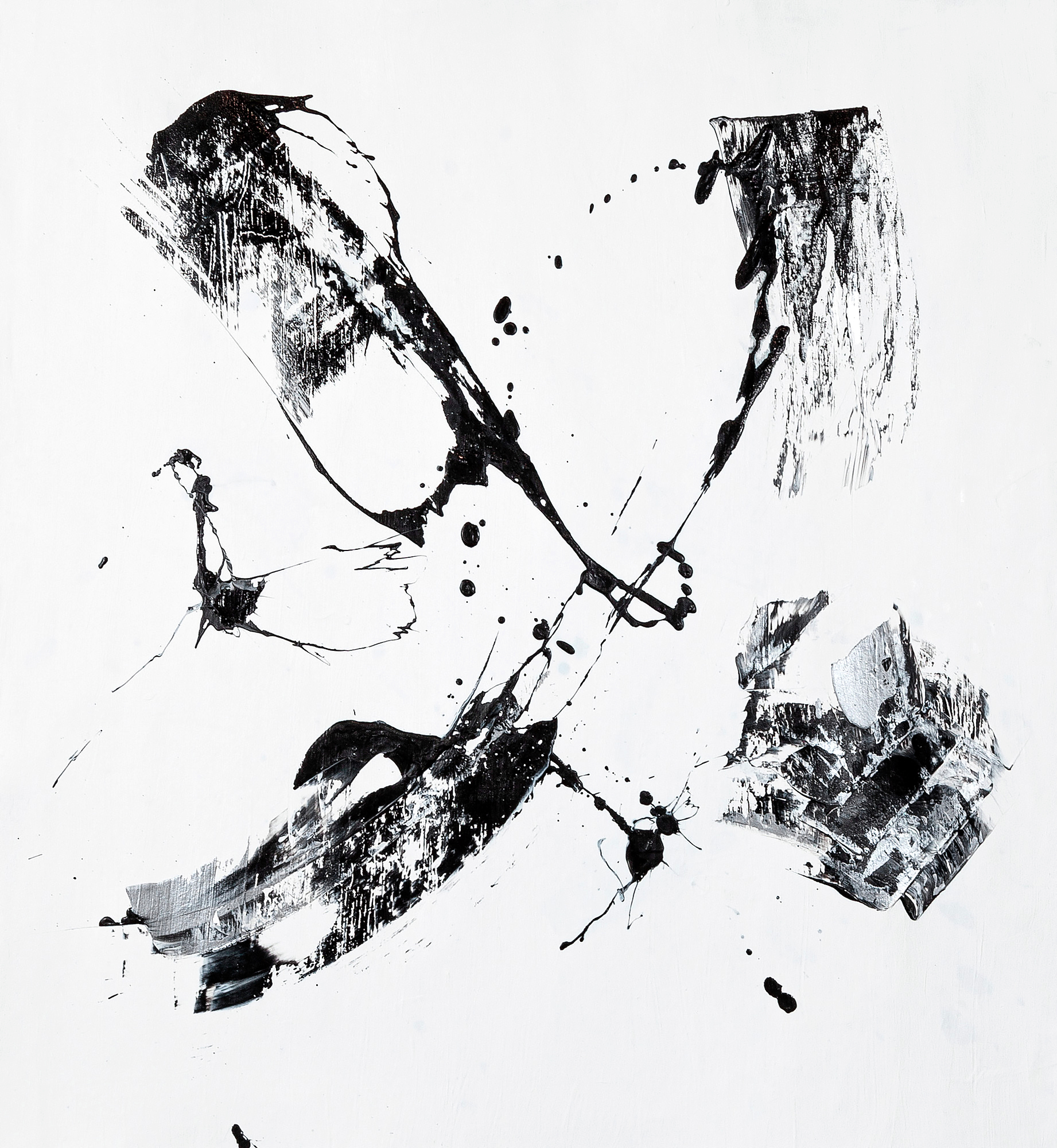 Active Pulse, technique mixte sur toile de Stephanie Mackenzie — Galerie Maner, Pont-Aven