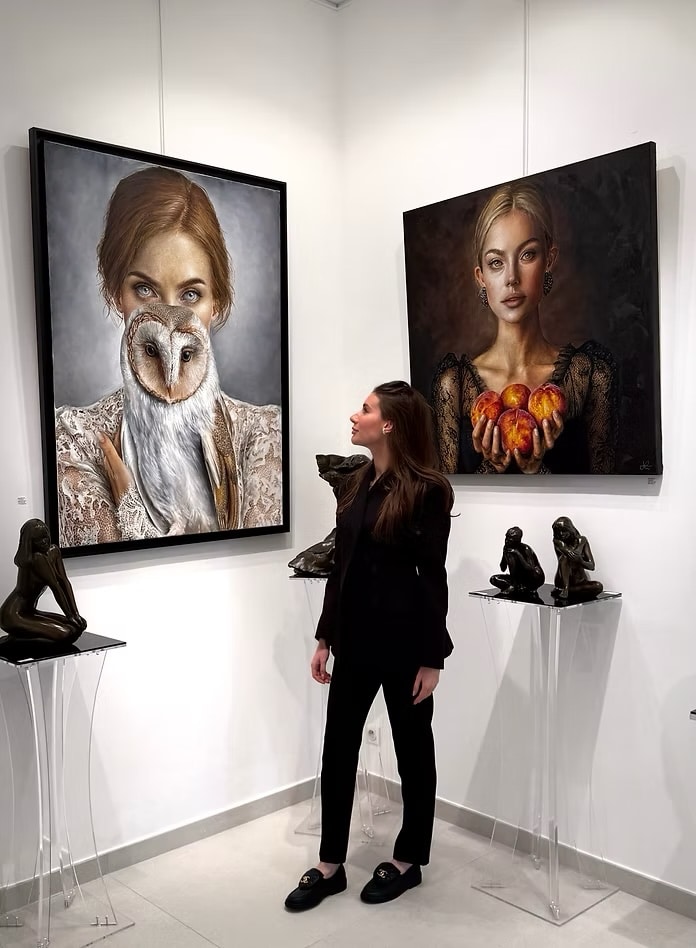 ANNABELLE, artiste peintre portraitiste — Galerie Maner, Pont-Aven