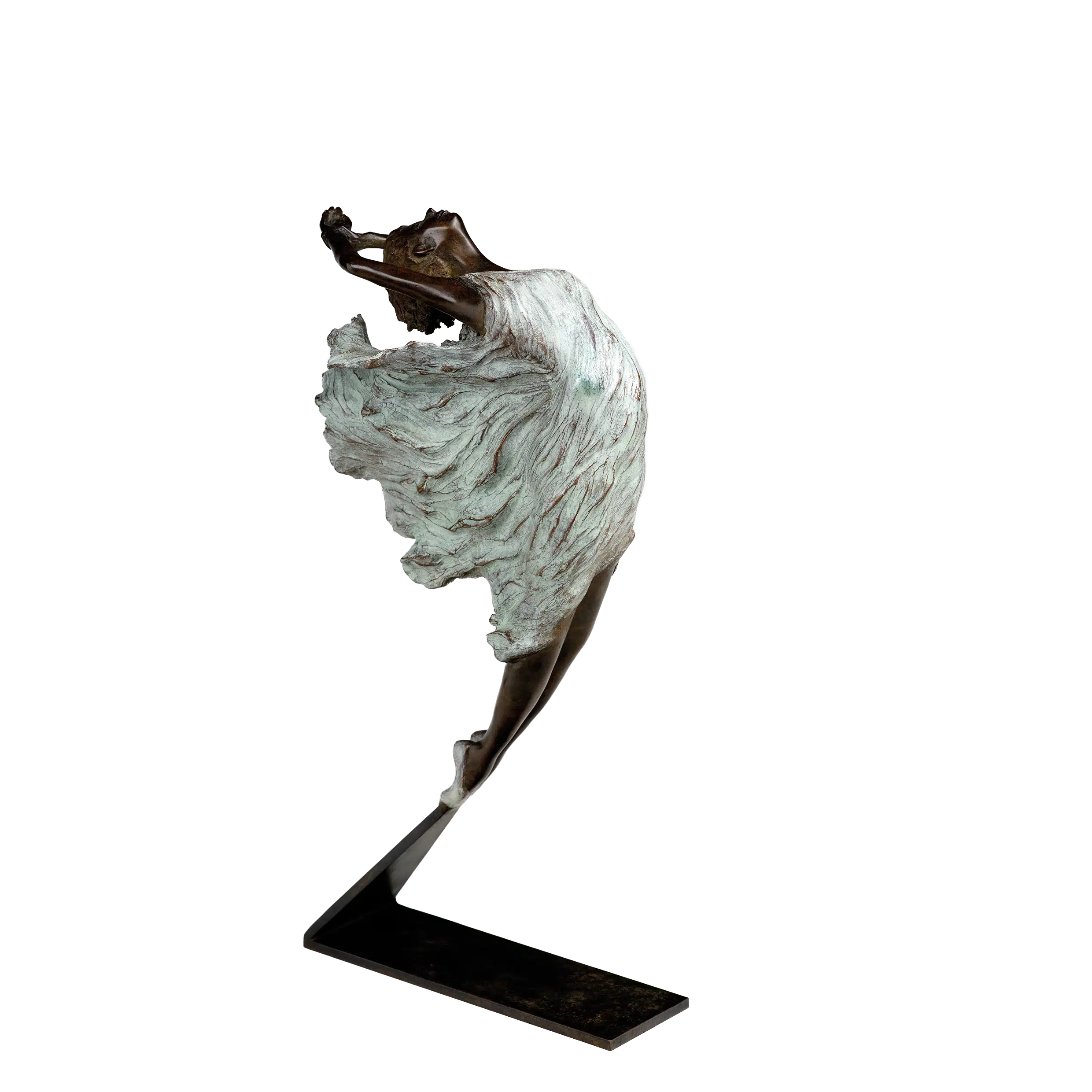 Imiza, sculpture en bronze de Nathalie Seguin — Galerie Maner, Pont-Aven
