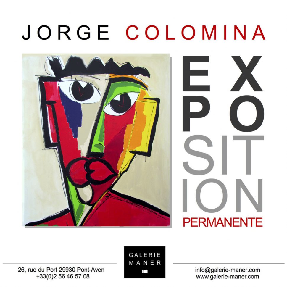 Exposition Art Jorge COLOMINA mai 2018 Galerie Maner Pont-Aven vernissage figuratif abstrait MIRAMONTES PARIS