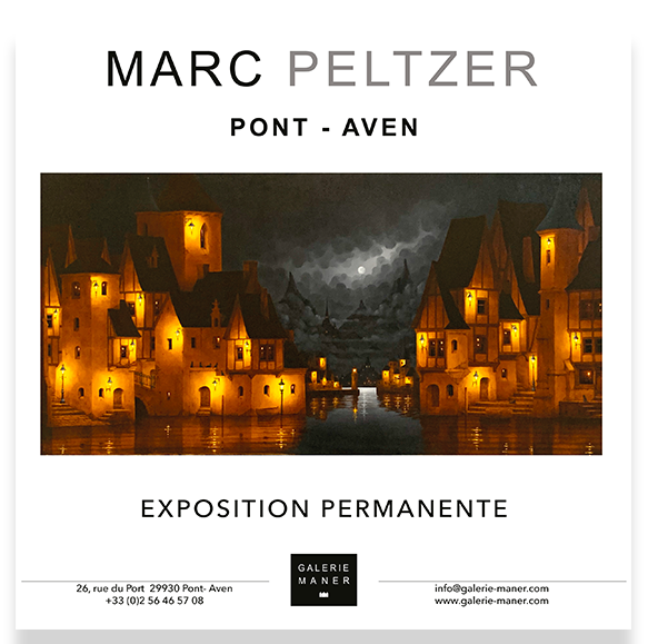 Vernissage Marc Peltser exposition Pont aven Galerie MANER Bretagne huile sur toile 