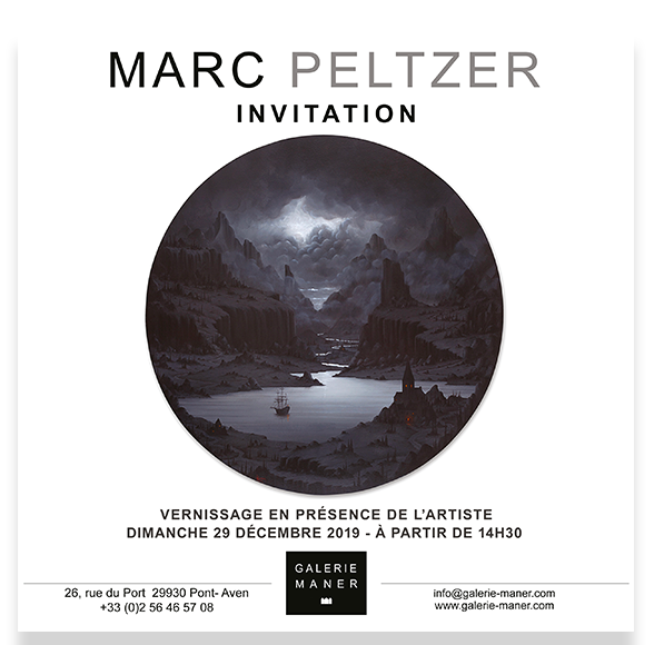 Vernissage Marc Peltser exposition Pont aven Galerie MANER Bretagne huile sur toile